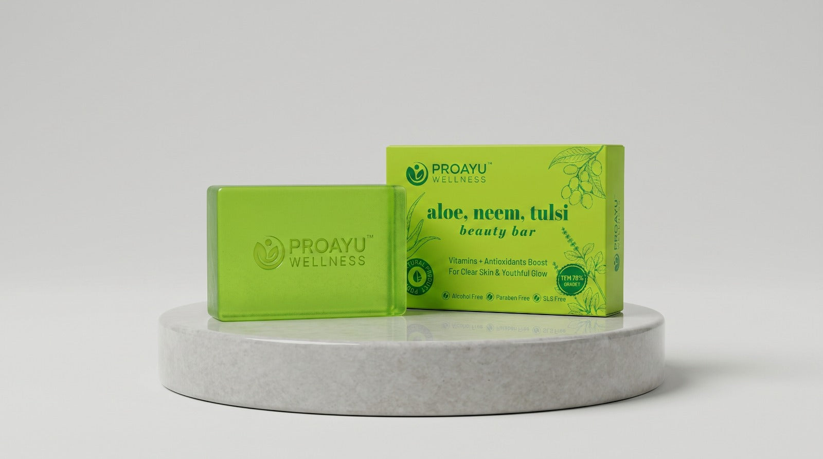 Aloe Vera Neem Tulsi Herbal Soap | Natural Ayurvedic Bath Soap for Healthy Skin(pack of 10)
